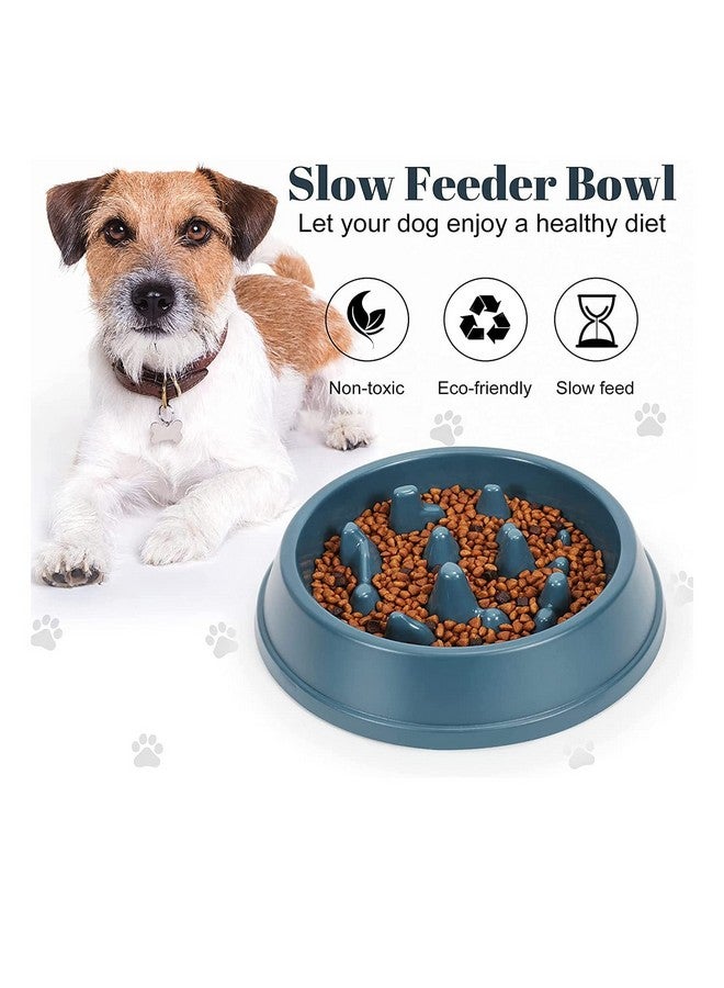 إيميلي بيتس وعاء طعام بطيء متين للكلاب يبطئ سرعة الأكل ويزيد من وقت الأكل، ويمنع الاختناق، ولا ينزلق وسهل التنظيف (أخضر) - Image 5