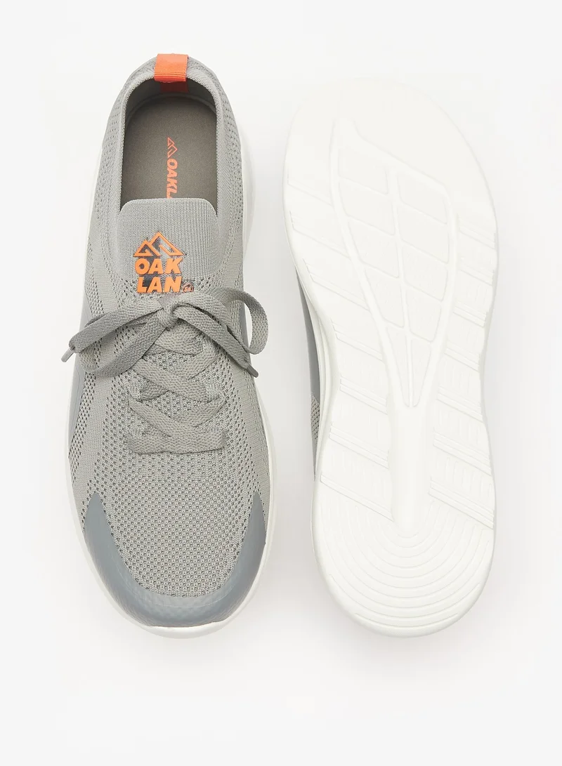 Oaklan by Shoexpress Textured Slip On Mens' Sports Shoes with Lace Detail