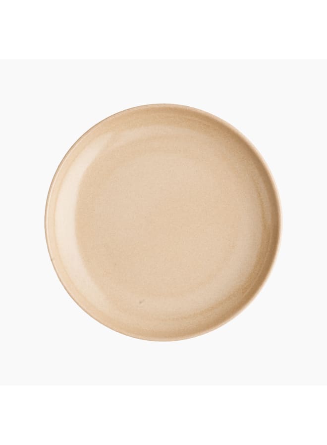 Zinnia Melamine Round Plate – Large – Elegant Tableware - Image 1