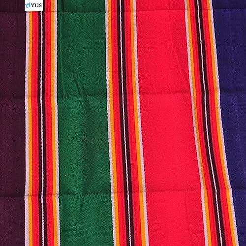 AYUS Solapuri Carpet/Galicha Rug Dari 100% Cotton - 1 (Multicolor Extra Large Size 72 inch x 120 inch or 6 X 10 Feet) - Image 3