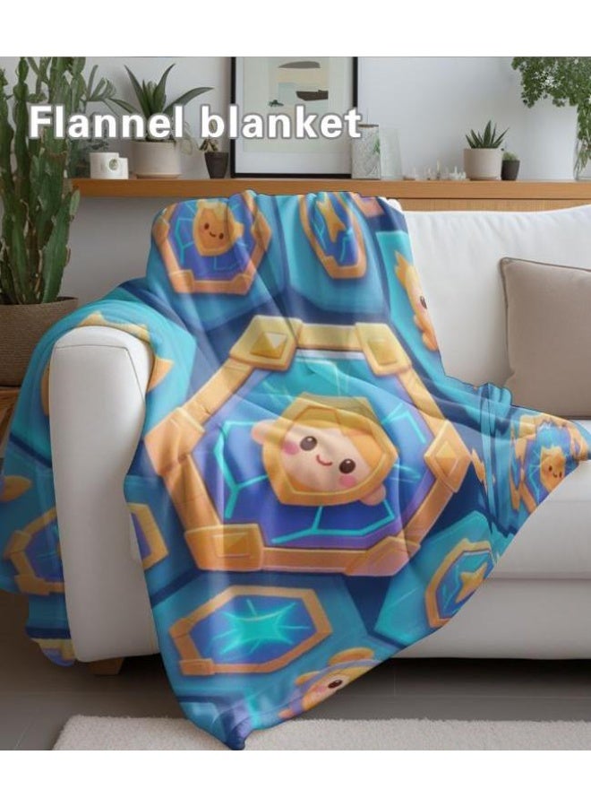 عام بطانية رقيقة من الفانيلا الكرتونية للأطفال والرضع (دافئة ومريحة، ومناسبة للنوم والألعاب) 70 سم * 100 سم - Image 5