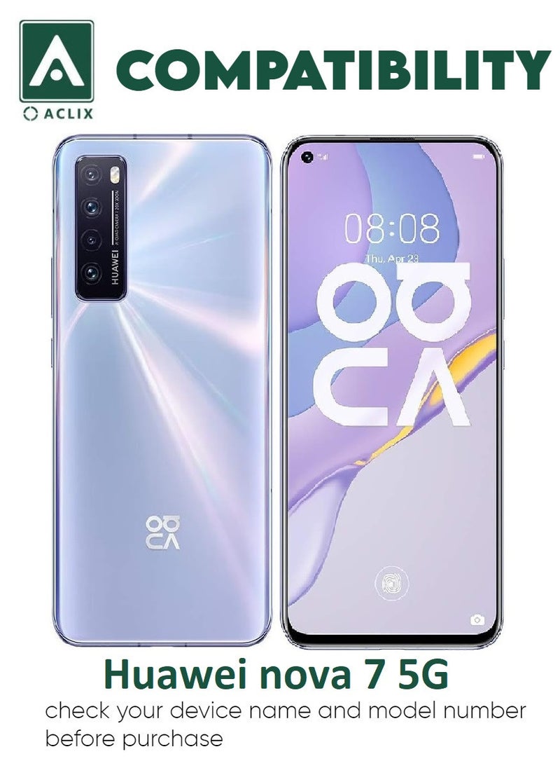 ACLIX 5 Pieces Antistatic ESD Dustproof Premium Quality High Definition Tempered Glass Screen Protector Designed For Huawei nova 7 5G - Image 3