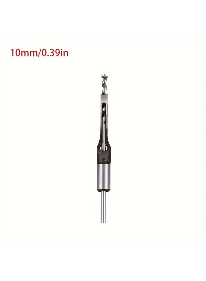 10mm Square Hole Drill Manual Handheld Angle Chisel With Interchangeable Bits - Image 1