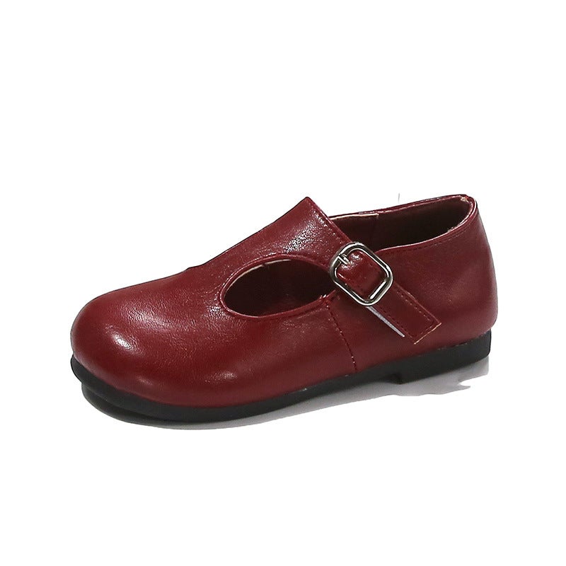 Girls'' Single Shoes, New Spring and Autumn Models, Soft-Soled Baby Leather Shoes, Performance Loafers for Older Children, Children''s Princess Shoes for Summer - Image 2