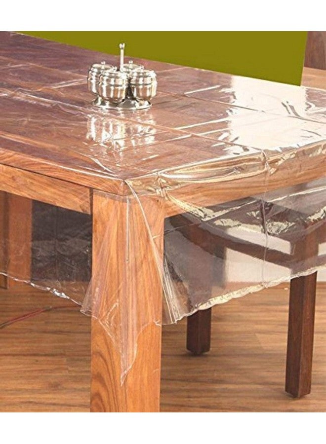 Kuber Industries Polyvinyl Chloride (PVC) Rectangular Dining Table Cover 6 Seater|Table Cloth|Table Cover for Home, Restaurant|Plain,Multicolor - Image 3