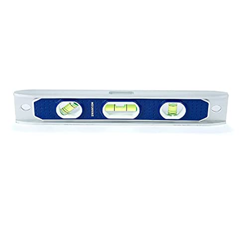Swanson Tool Co. , Inc Swanson Tool Co TL002M 9-Inch Magnetic Die Cast Aluminum Torpedo Level with 3 Bubble Vials for 0°/90°/45° Measurements - Image 1