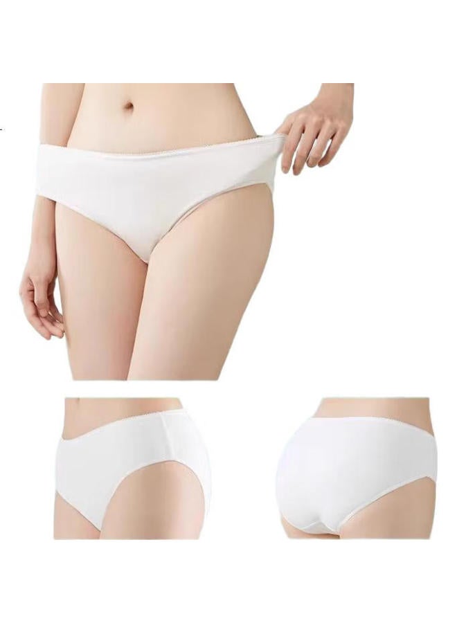 Sometimes Light Disposable Underwear For Women, Pure Cotton, No-Wash, For Pregnant Women, Postpartum, Menstruation, Travel, 10-Pack, Size L - Image 1