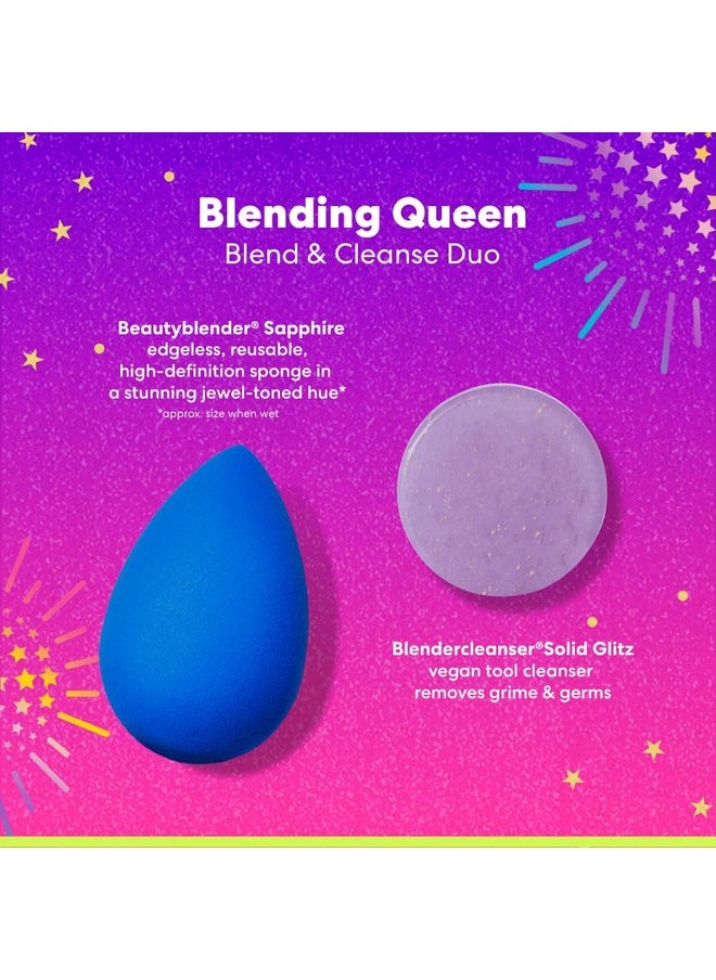 beautyblender Beautyblender® | Blending Queen Blend and Cleanse Set, Sapphire sponge and Speckled Violet Cleanser  - Image 3
