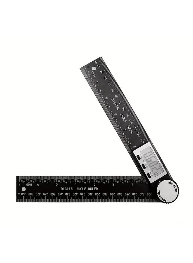 Black Digital Angle Ruler Protractor Vernier Caliper Large Screen Precision Tool - Image 1