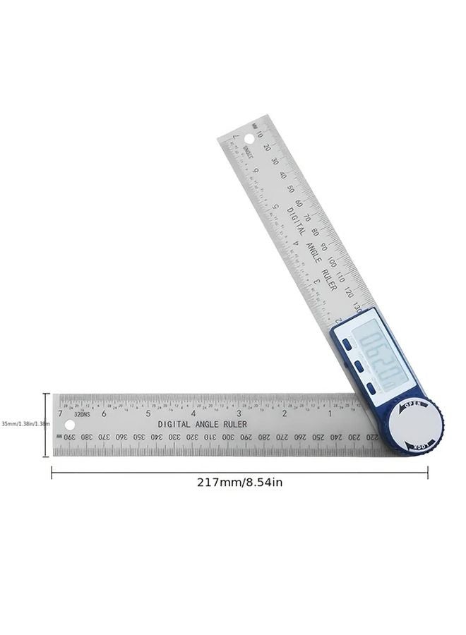 Black Digital Angle Ruler Protractor Vernier Caliper Large Screen Precision Tool - Image 3