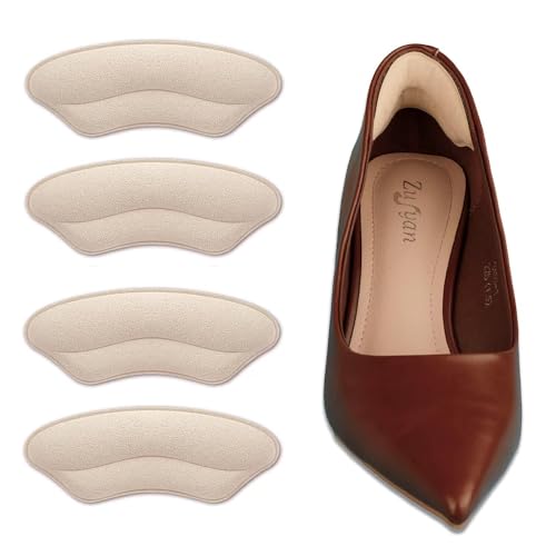SEFLICA Premium Heel Pads Inserts Grips, Shoe bite Protector Back of Heel Protectors Cushions Liner Prevent Too Big Shoe from Shoe Slipping,Blisters,Filler for Loose Shoe Fit for Men Women (2 Skin, Free) - Image 1