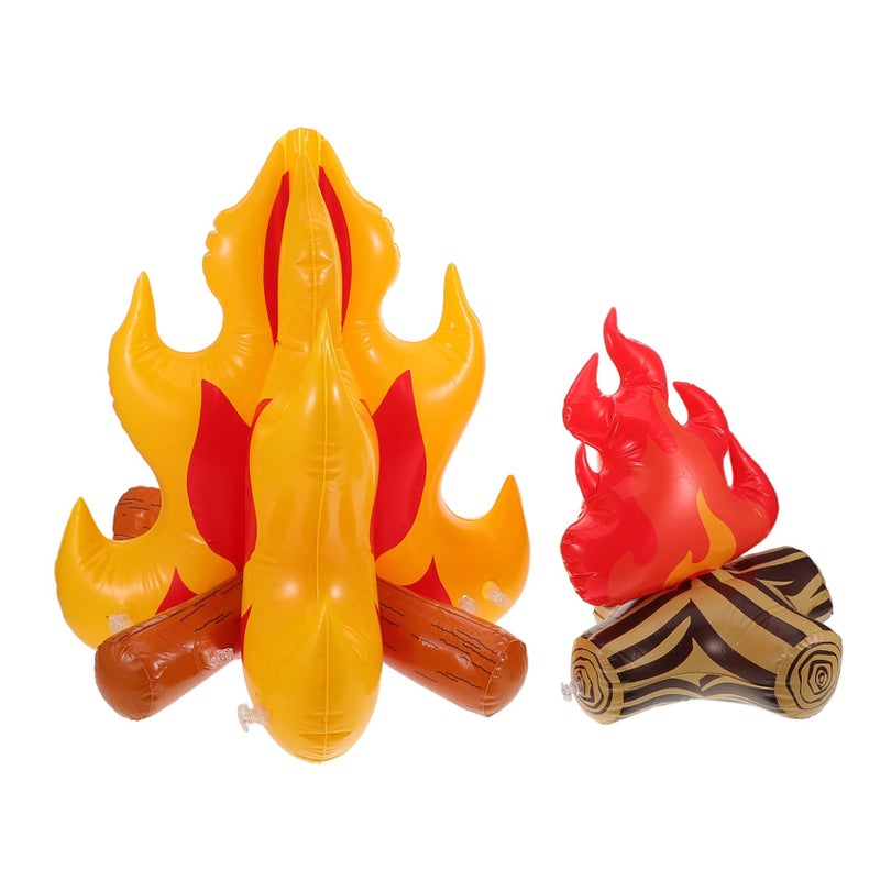 Realistic Flame Effect Outdoor Camping Lights 2 Pack Reusable For Backyard Parties - Image 2