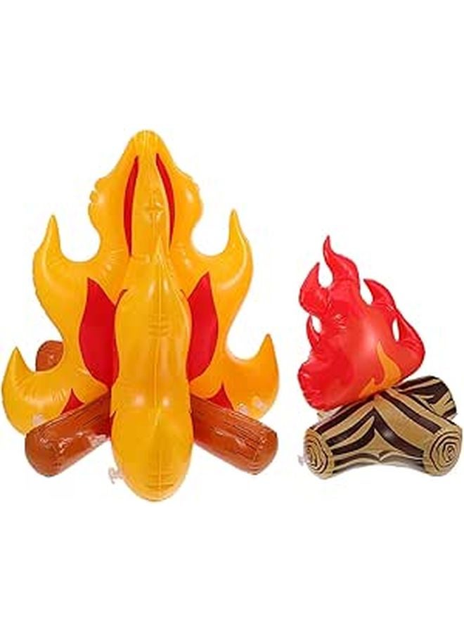 Realistic Flame Effect Outdoor Camping Lights 2 Pack Reusable For Backyard Parties - Image 1