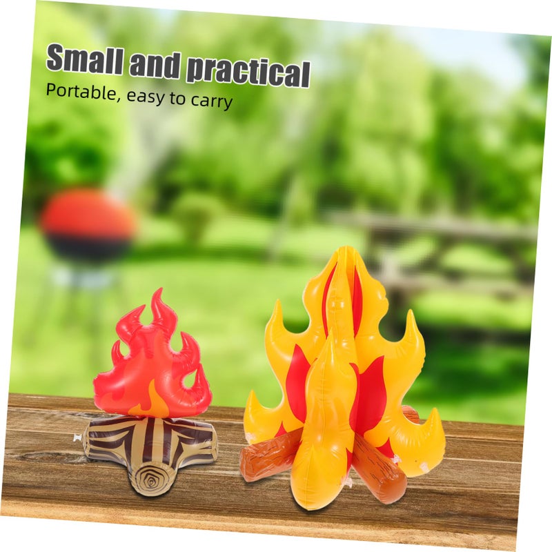 Realistic Flame Effect Outdoor Camping Lights 2 Pack Reusable For Backyard Parties - Image 5