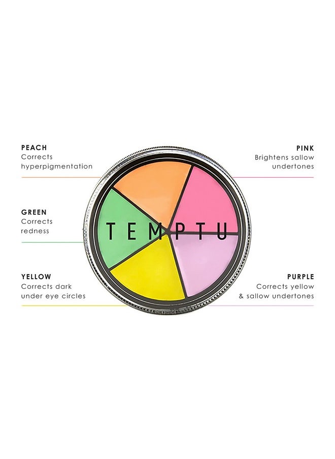 Temptu S;B Neutralizer Wheel Includes 5 Colorcorrecting Shades To Perfect & Even Out All Skin Types & Tones ; Multiuse, Can Be Applied With Brush, Sponge, Or Fingertips, 1 Pack  - Image 3