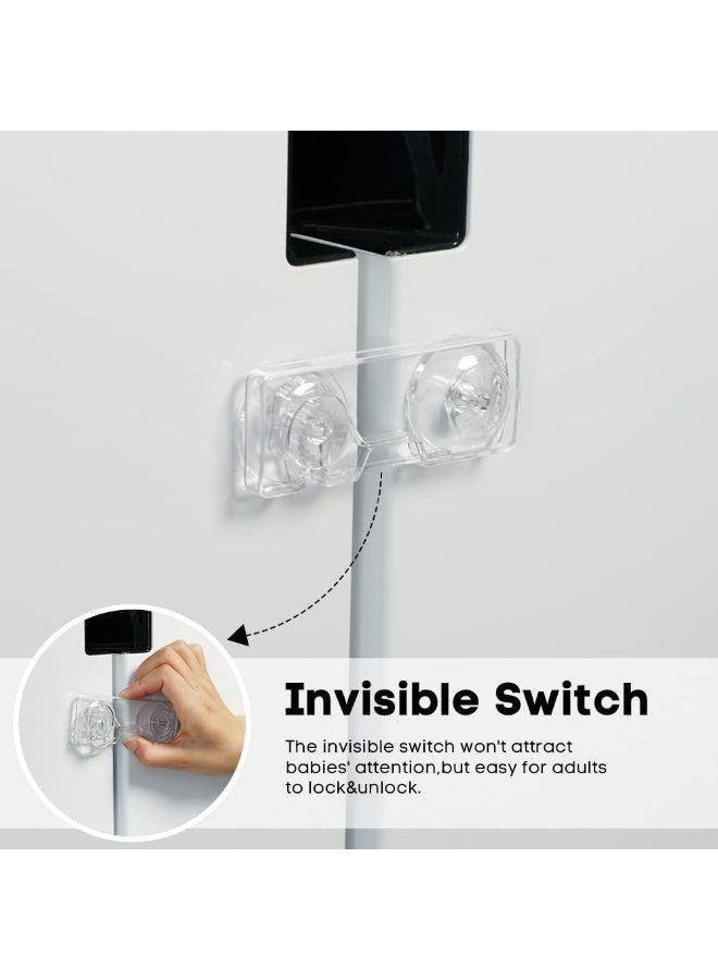 EUDEMON قفل ثلاجة آمن للأطفال - عبوة من 2 - Image 2