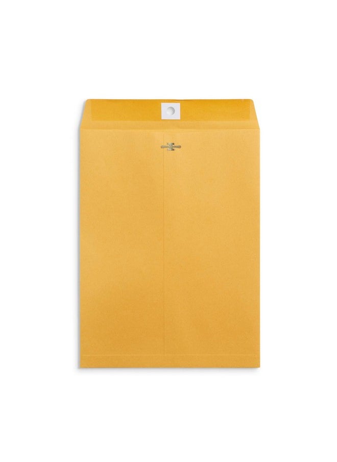 Blue Summit Supplies 100 9” X 12” Clasp Envelopes With Gummed Seal Letter Size Clasp Mailing Envelopes Made From 28Lb Kraft Paper For Mailing Larger Papers Or Magazine Bulk 100 Pack  - Image 3