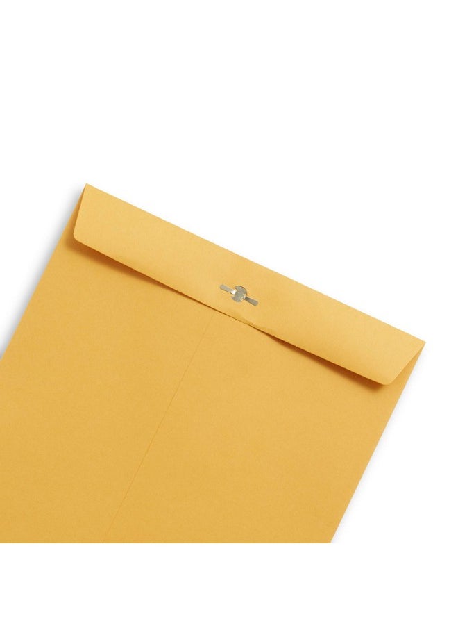 Blue Summit Supplies 100 9” X 12” Clasp Envelopes With Gummed Seal Letter Size Clasp Mailing Envelopes Made From 28Lb Kraft Paper For Mailing Larger Papers Or Magazine Bulk 100 Pack  - Image 2