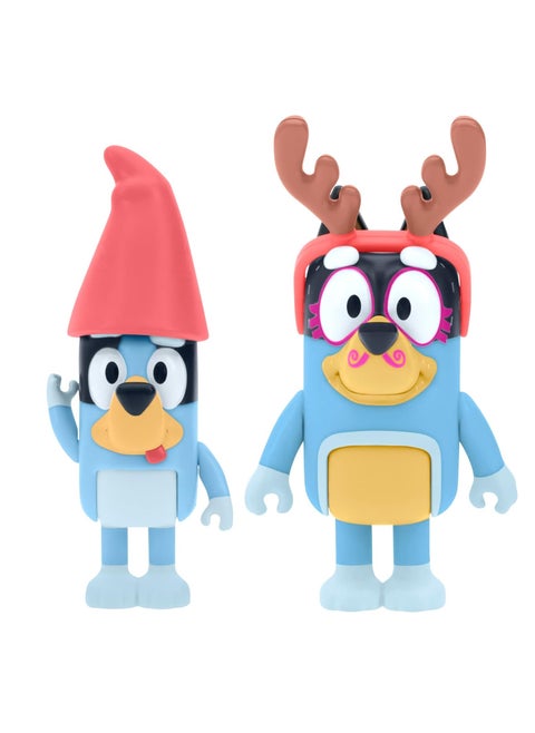 Official Bluey Bluie Twin Doggie Series Figurine Toy Model - High-Quality Articulated Character Model for Collecting and Gifting