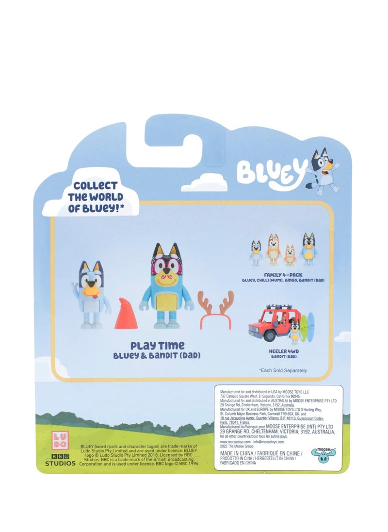 Official Bluey Bluie Twin Doggie Series Figurine Toy Model - High-Quality Articulated Character Model for Collecting and Gifting