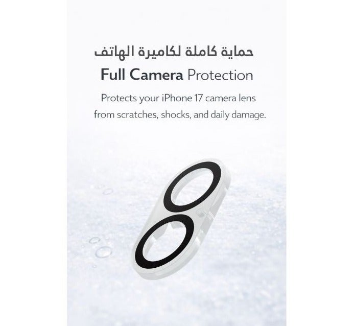 Cellularline Camera Lens Protector Compatible with iPhone 17 – Full Coverage Camera Protection, Scratch & Shock Resistant, Ultra-Clear HD Lens Guard, Easy Installation Kit - Image 2