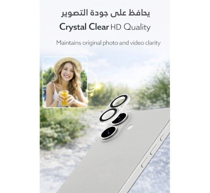 Cellularline Camera Lens Protector Compatible with iPhone 17 – Full Coverage Camera Protection, Scratch & Shock Resistant, Ultra-Clear HD Lens Guard, Easy Installation Kit - Image 3