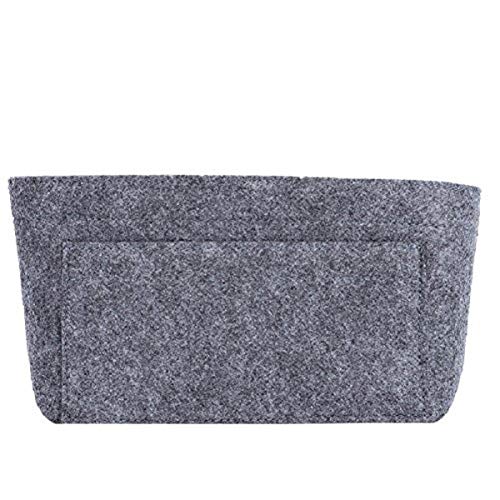 ZTUJO Purse Organizer Insert, Felt Bag Organizer For Handbag Purse Organizer,13 Colors, 6 Size (Large,Grey) - Image 3