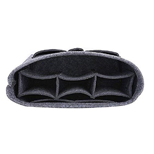 ZTUJO Purse Organizer Insert, Felt Bag Organizer For Handbag Purse Organizer,13 Colors, 6 Size (Large,Grey) - Image 5