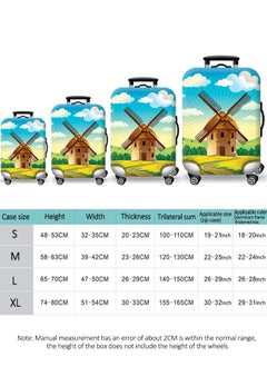 HomarKet Travel Luggage Cover Spandex Suitcase Protector Washable Baggage Covers  - Image 2