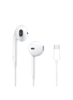 White Wired Headphones For-apple-huawei-xiaomi-VIVO-OPOP-cell Phone-tablet-notebook-Color:Typec Flat Mouth Basic Model