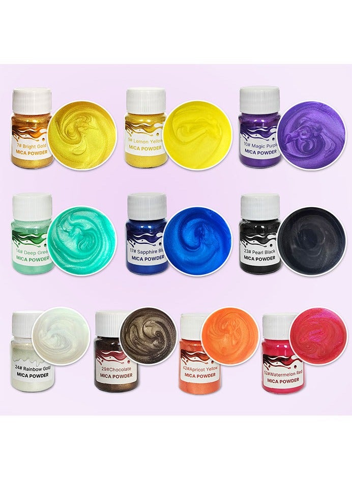 صحراء الواحة مجموعة أدوات تلوين مسحوق الميكا من 10 قطع من متجر الصابون - Image 3