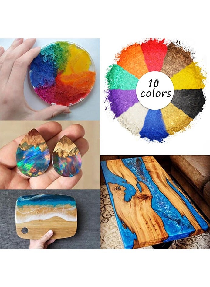 صحراء الواحة مجموعة أدوات تلوين مسحوق الميكا من 10 قطع من متجر الصابون - Image 4