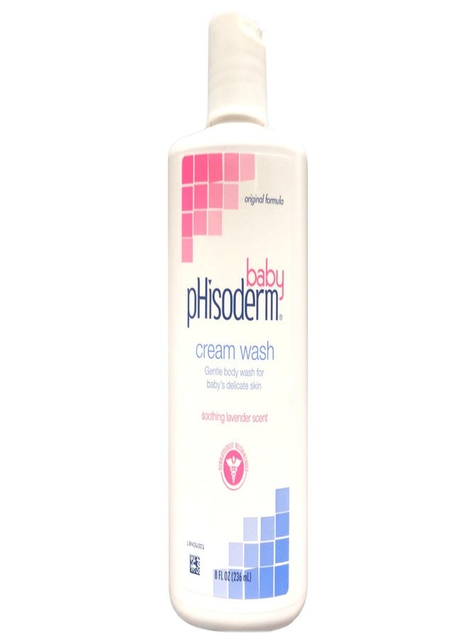 Phisoderm Baby Cream Wash 8 Fluid Ounce (236 ml) (Pack of 2) - Image 1