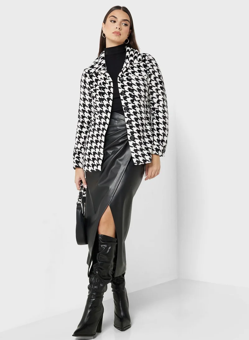 ELLA Houndstooth Coat