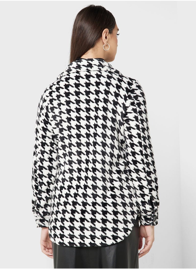 ELLA Houndstooth Coat  - Image 2