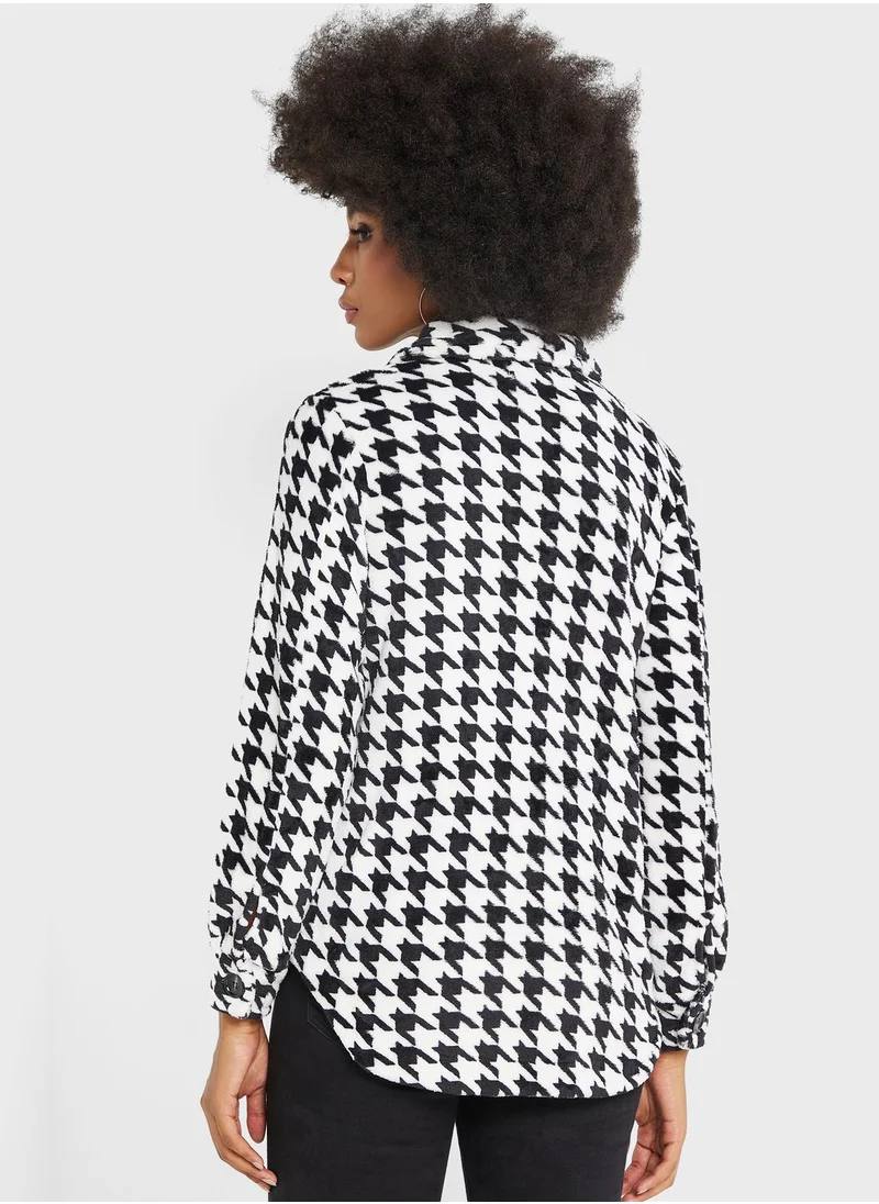 ELLA Houndstooth Coat