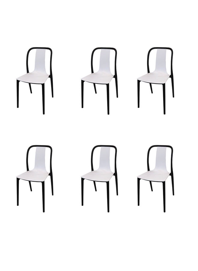 JILPHAR FURNITURE - Jilphar Furniture Polypropylene Stackable Chair 1302B set of 6pcs - Image 1