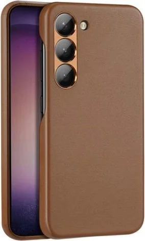 بولهاموبيل Polham Camera Protected Shock Absorbing Samsung Galaxy S23 Compatible Leather Case with Premium Fabric Weaving