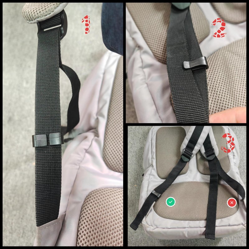 Alamic 20 Pack Plastic Webbing Ending Clip 1" Tactical Backpack Strap Keeper Clips Belt Clip Hook Helmet Goggle Webbing Clip Buckle (20, 1'') - Image 4