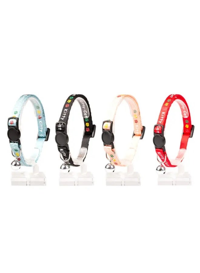 Duvo + Duvo Cat Collar Kitty Cat Nylon Mixed Colors 20 - 30cm / 10mm - Image 1