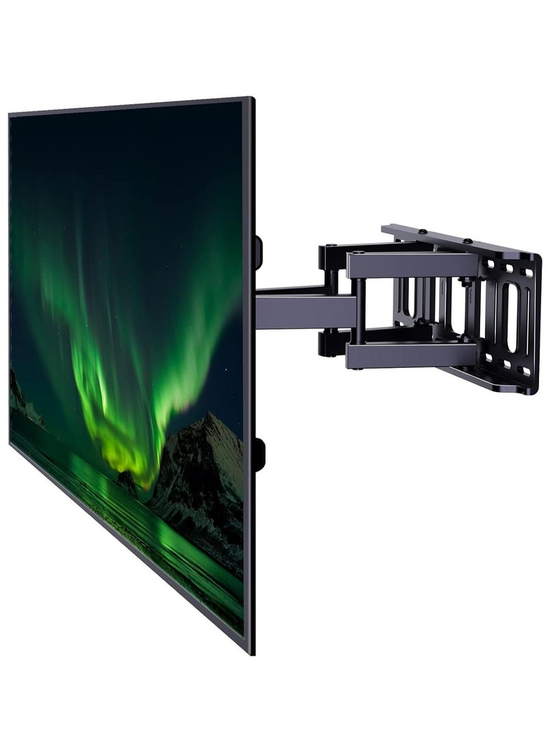 TIGER Full Motion TV Wall Mount, Articulating Swivel Extension Arm, Fits 37-75" TVs Up to 132lbs, Max VESA 600x400mm, Heavy Duty TV Mount for Home & Office – EBLF7 - Image 1