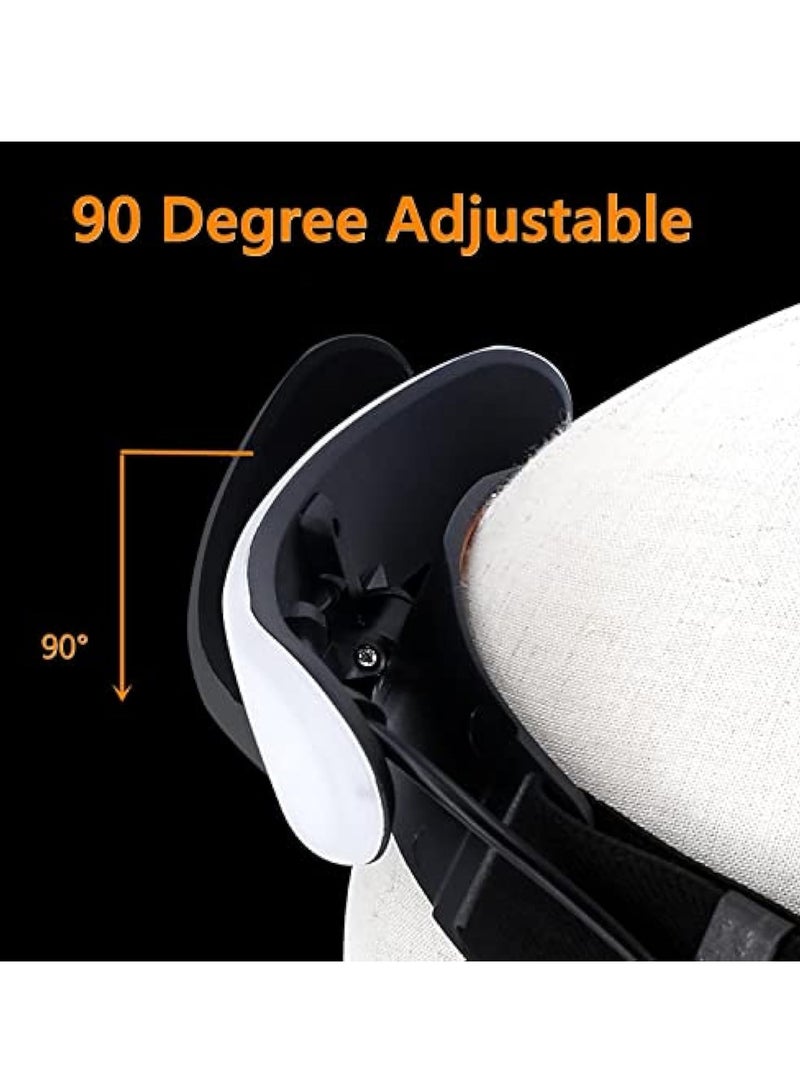 KASTWAVE LED Head Torch Rechargeable, Super Bright Headlamp Waterproof Headlight with 3 Lighting Modes, 230° Wide Beam COB Headlight, Adjustable Angle, Lightweight Waterproof Hands-Free Flashlight - Image 4