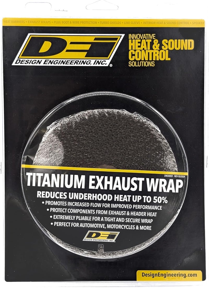 Design Engineering لفائف الحرارة المصنوعة من التيتانيوم من تصميم الهندسة 1" x 50' - Image 4
