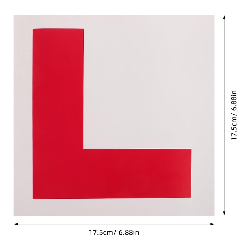 10 Pcs Removable PVC Learner Driver Stickers Adhesive Decals for Cars Motorcycles Scooters - Image 3