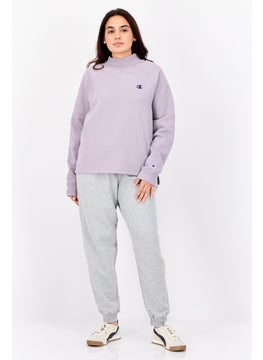 Champion Women Sportswear Fit Long Sleeveless Outdoor Sweatshirt, Mauve  - Image 4