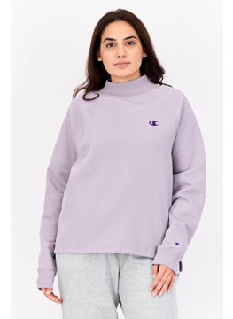 Champion Women Sportswear Fit Long Sleeveless Outdoor Sweatshirt, Mauve  - Image 1