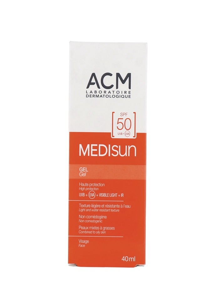 اكم لابرتوري ديرماتولوجيك جيل ميديسن SPF 50 - واقي شمس للبشرة الدهنية والمختلطة، حماية قصوى من الشمس (40مل)  - Image 2