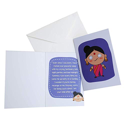 Oye Happy -Indian Mom Emoji Cards - 5 Best Cards for Mom to Gift on Birthday/Mother's Day - Image 4