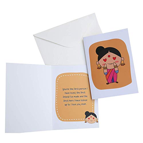 Oye Happy -Indian Mom Emoji Cards - 5 Best Cards for Mom to Gift on Birthday/Mother's Day - Image 2