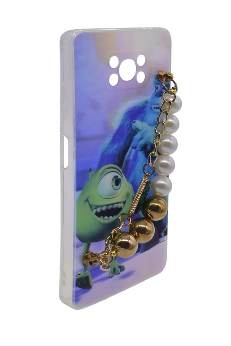 CFS Chain Design TPU Back Cover for Xiaomi Poco X3 - Multicolor - Image 2